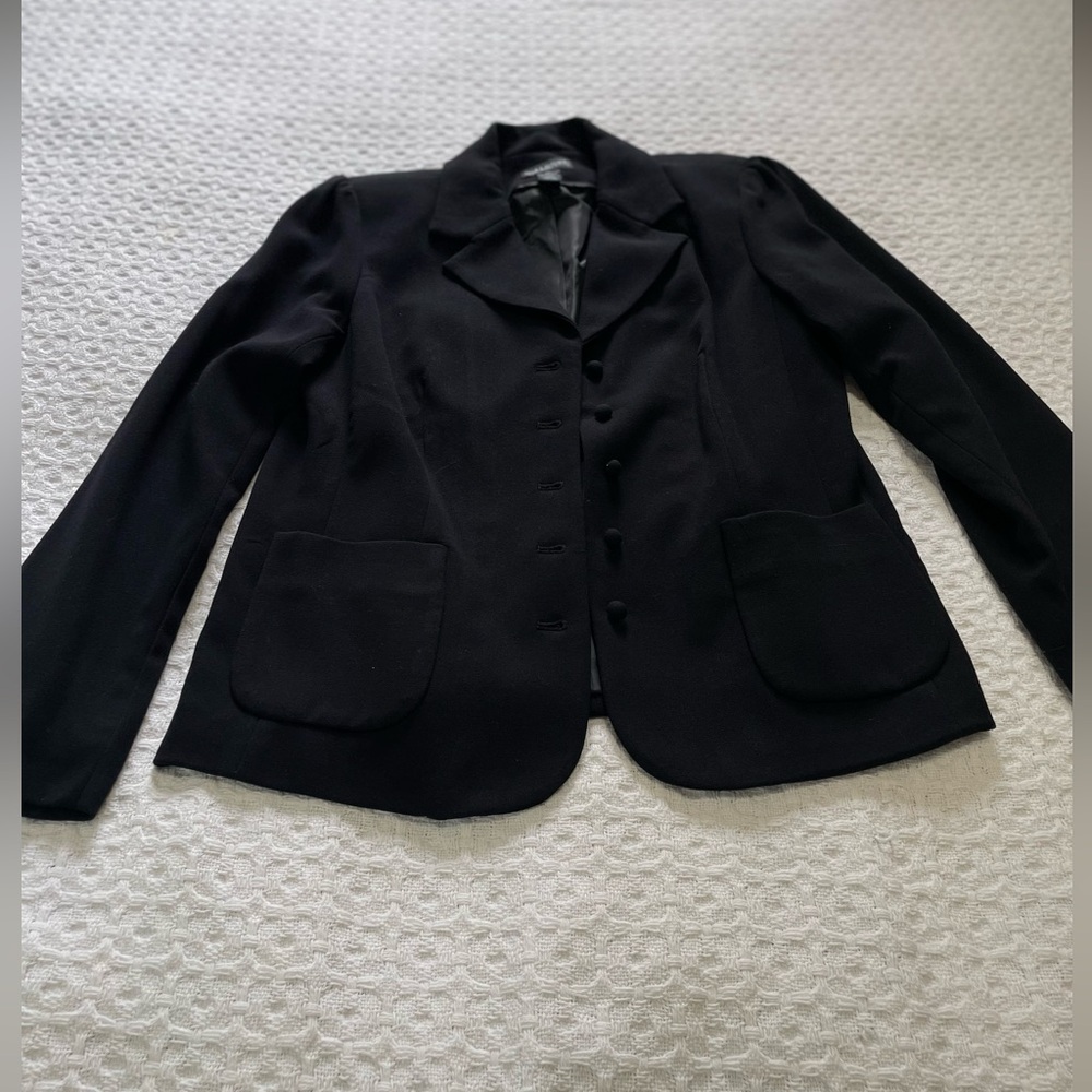 Dialogue Elegant Black Women's Blazer~ Size 8P~ Business or Professional‎ Blazer